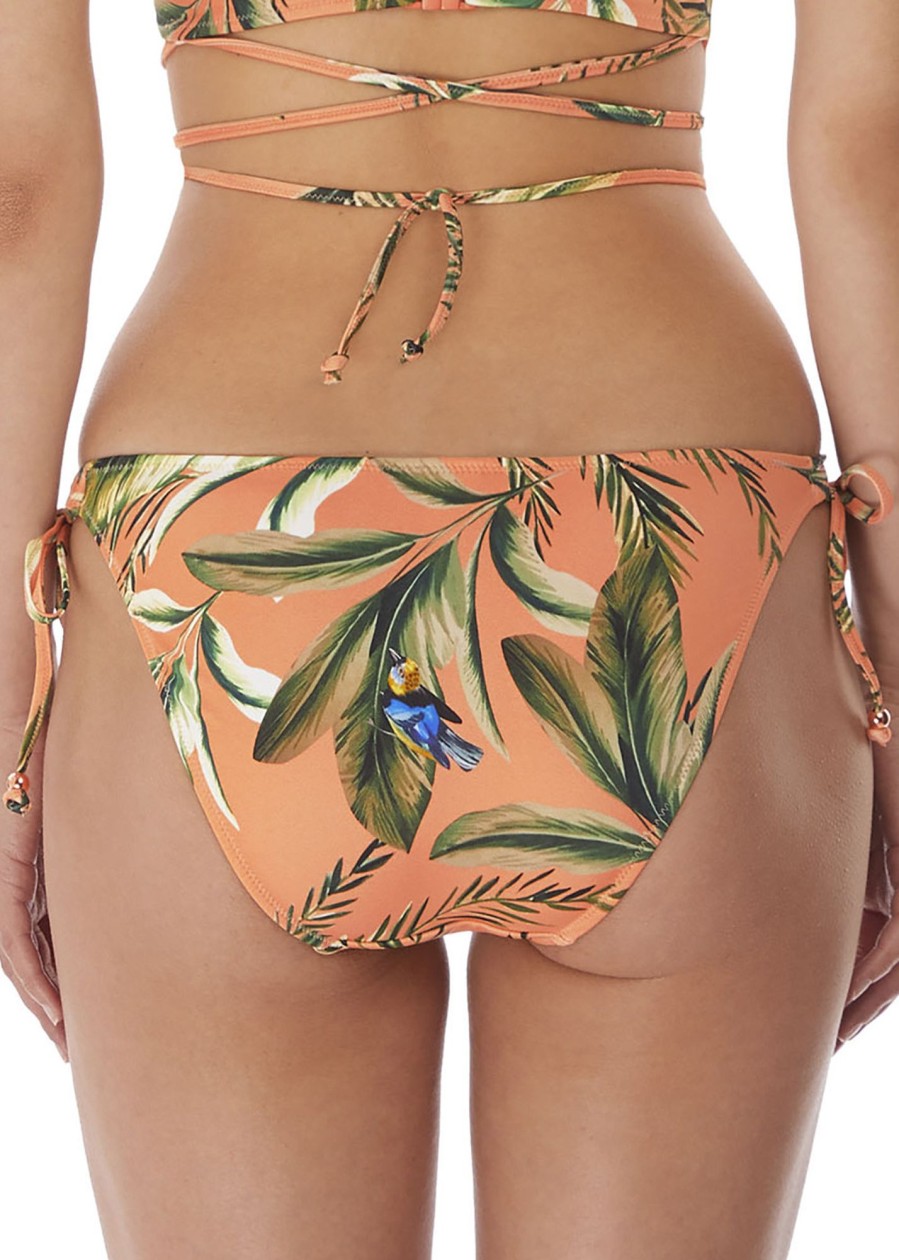 Badetoj Freya | Freya Swim Birds In Paradise Bikiniunderdel Sideknytning Xs-Xl Monstret