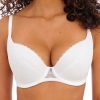 Underklader Freya | Freya Signature White Vadderad Plunge-Bh D-I Kupa