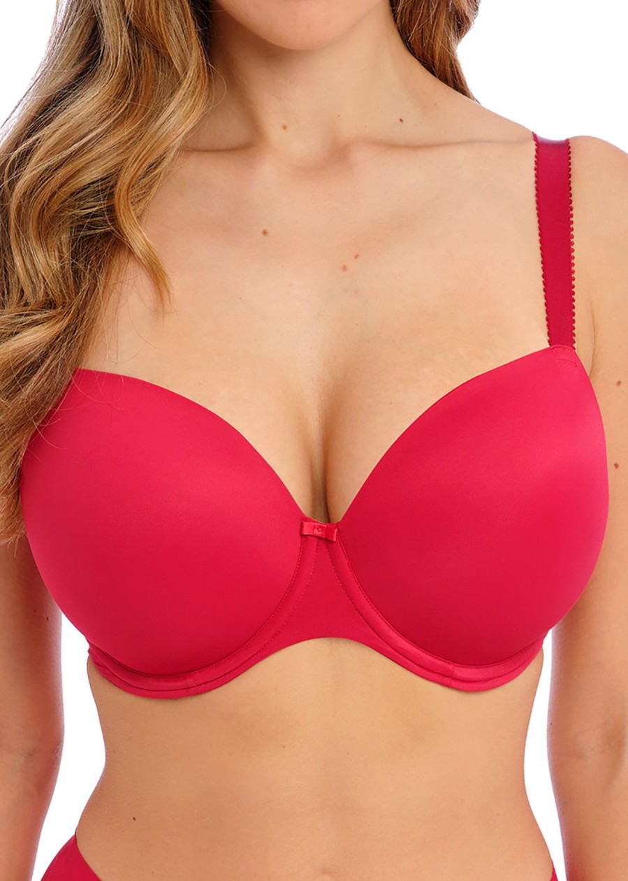 Underklader Fantasie | Fantasie Smoothease Red Formpressad T-Shirt Bh D-J Kupa