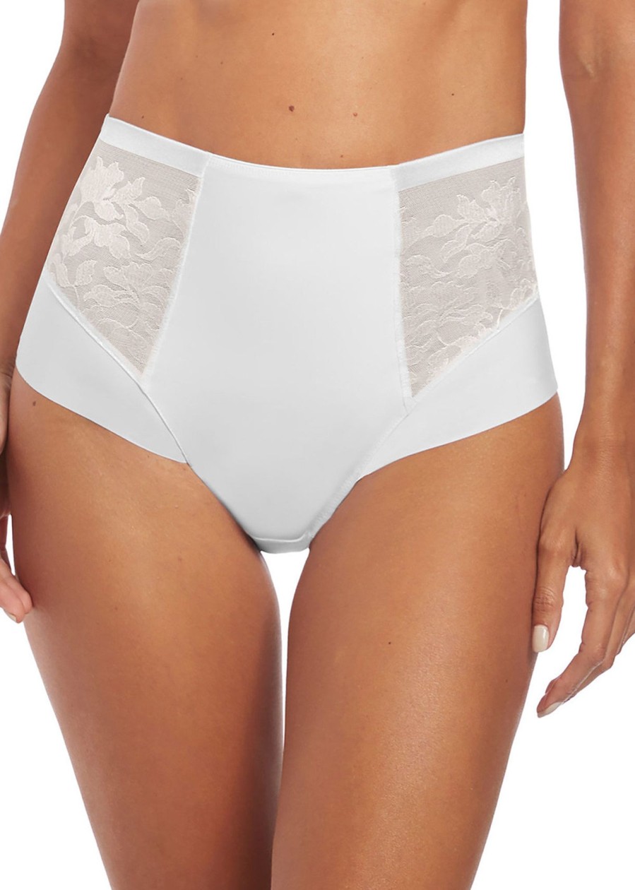 Underklader Fantasie | Fantasie Illusion Brieftrosa Med Hog Midja Xs-Xxl Vit