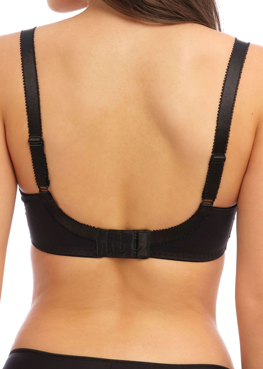 Underklader Fantasie | Fantasie Ana Black Bygel-Bh Med Sidsupport D-M Kupa