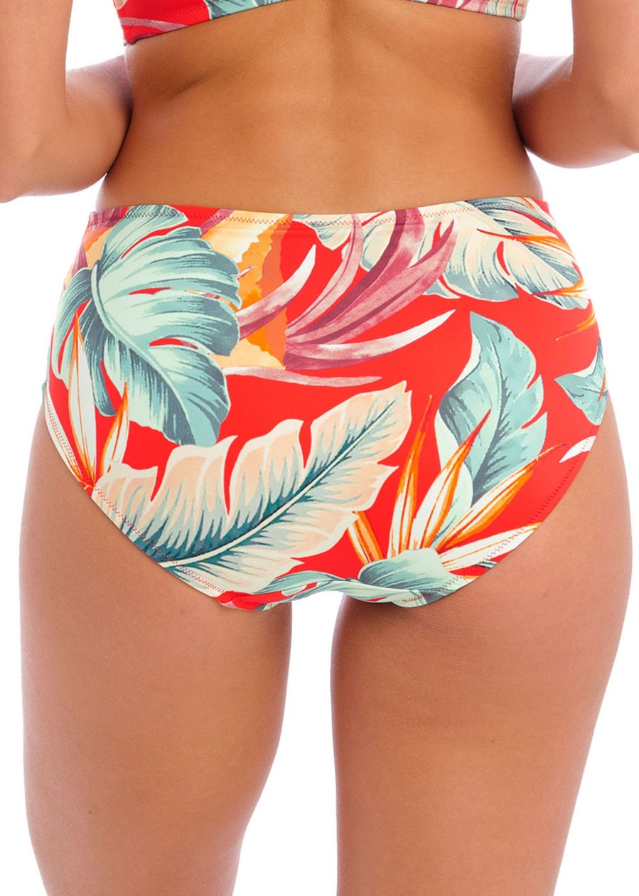 Badetoj Fantasie | Fantasie Swim Bamboo Grove Hot Chilli Full Bikini Brief S-Xxl