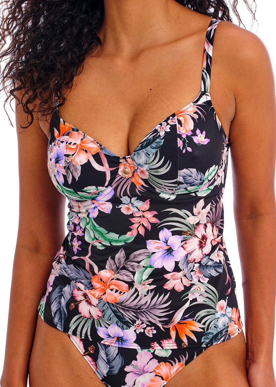 Badetoj Freya | Freya Swim Kamala Bay Midnight Tankini D-L Kupa