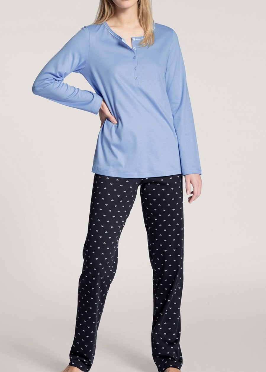 Nat Calida | Calida Night Lovers Dark Lapis Blue Pyjamas Xxs-L