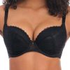 Underklader Freya | Freya Signature Black Vadderad Plunge-Bh D-I Kupa