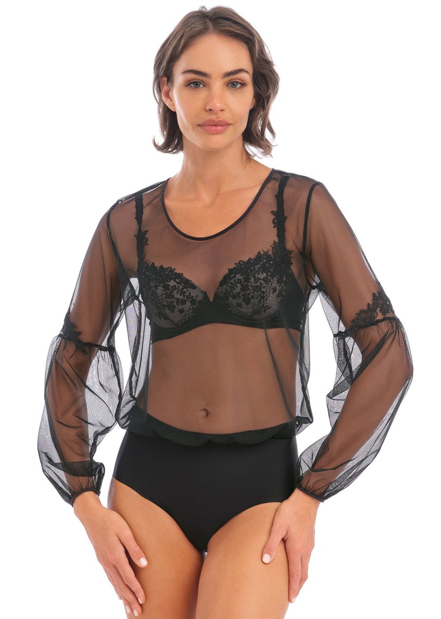 Toj Wacoal | Wacoal Lumiere Douce Body S-Xl Svart