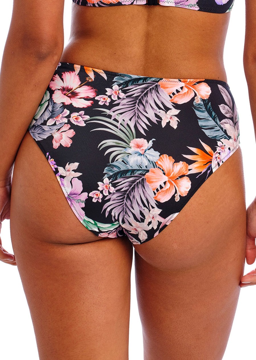 Badetoj Freya | Freya Swim Kamala Bay Midnight Bikiniunderdel Med Hog Midja Xs-Xxl