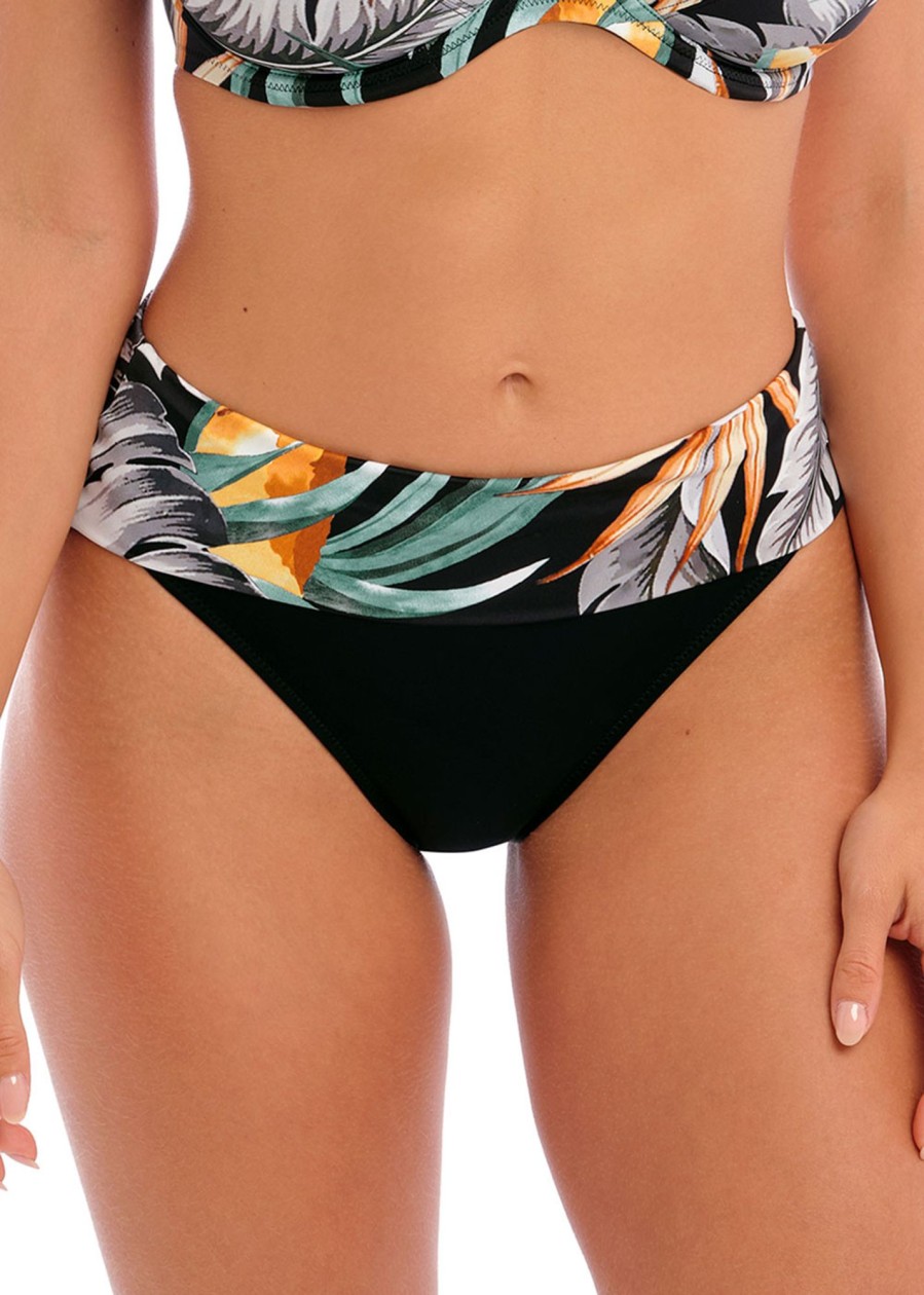 Badetoj Fantasie | Fantasie Swim Bamboo Grove Bikiniunderdel Med Vikbar Kant S-Xxl Monstrad