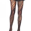 Underklader Leg Avenue | Zebra Net Pantyhose