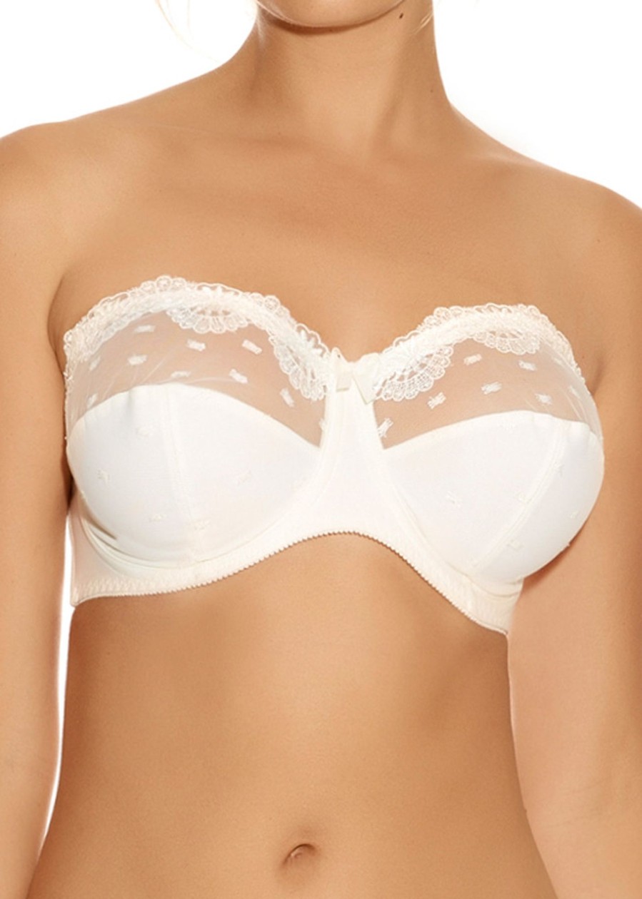 Underklader Fantasie | Fantasie Samantha Stroplos Fuldskals Bh D-I Skal Ivory