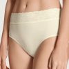 Underklader Calida | Calida Lycraspitze Midi-Brief Trusse Xs-L Champagne