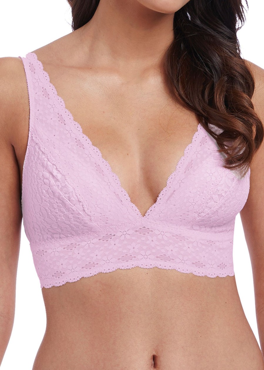 Underklader Wacoal | Wacoal Halo Lace Bojlefri Bh 65-90 Rosa