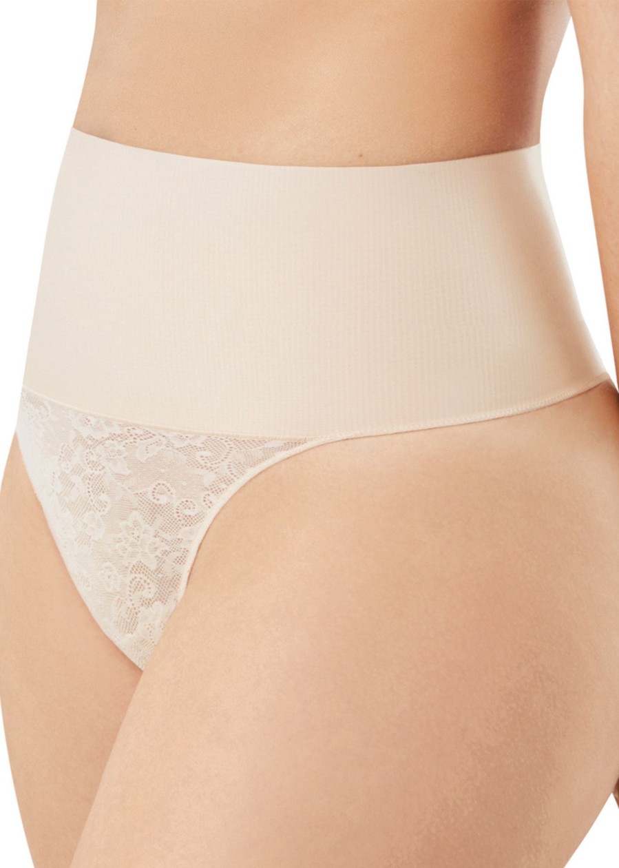 Shapewear Maidenform | Maidenform Tame Your Tummy Thong Shapingtrosa S-2Xl Beige