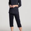 Nat Calida | Calida Night Lovers 3/4 Pyjamas Xxs-Xl Bla