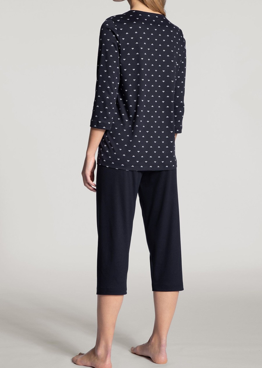 Nat Calida | Calida Night Lovers 3/4 Pyjamas Xxs-Xl Bla