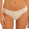 Underklader Wacoal | Wacoal Halo Lace Stringtrosa S-Xl Beige