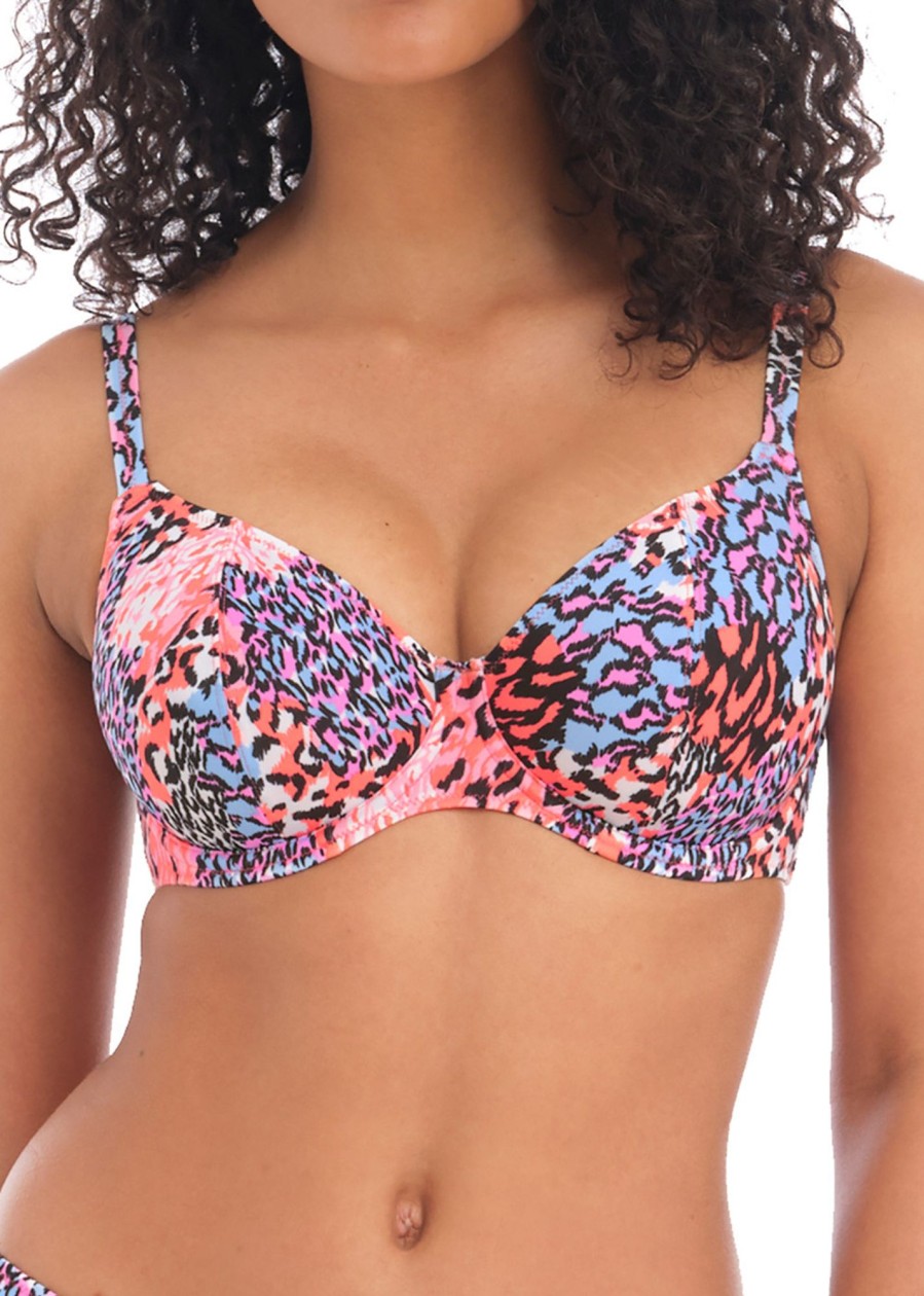 Badetoj Freya | Freya Swim Serengeti Haze Bikinioverdel D-L Kupa Monstrad