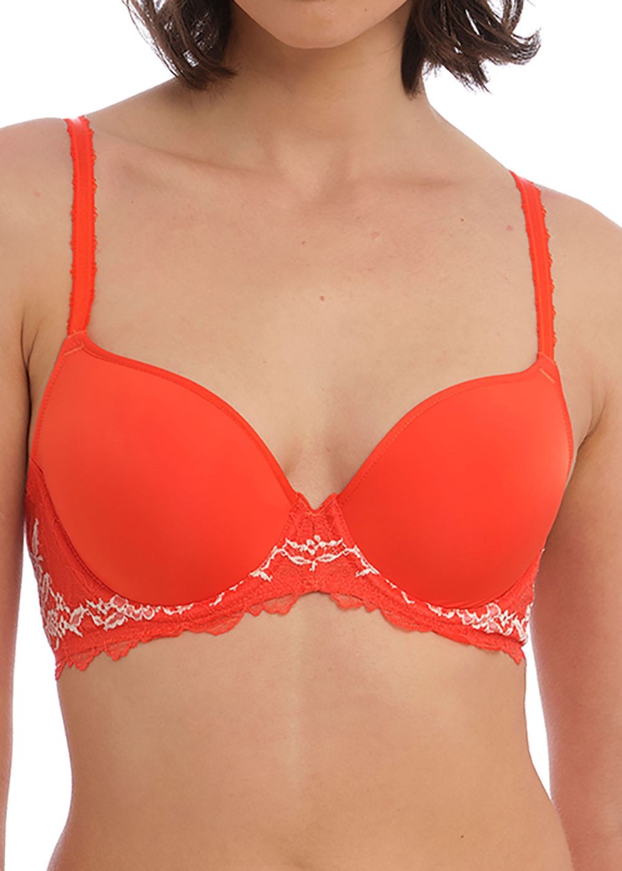 Underklader Wacoal | Wacoal Lace Perfection Contour Bh B-G Kupa Orange