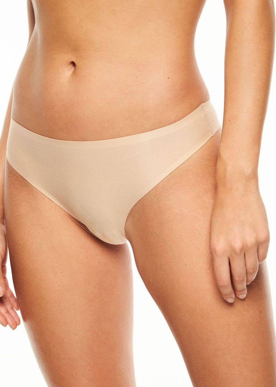 Underklader Chantelle | Chantelle Softstretch Stringtrusse One Size Beige