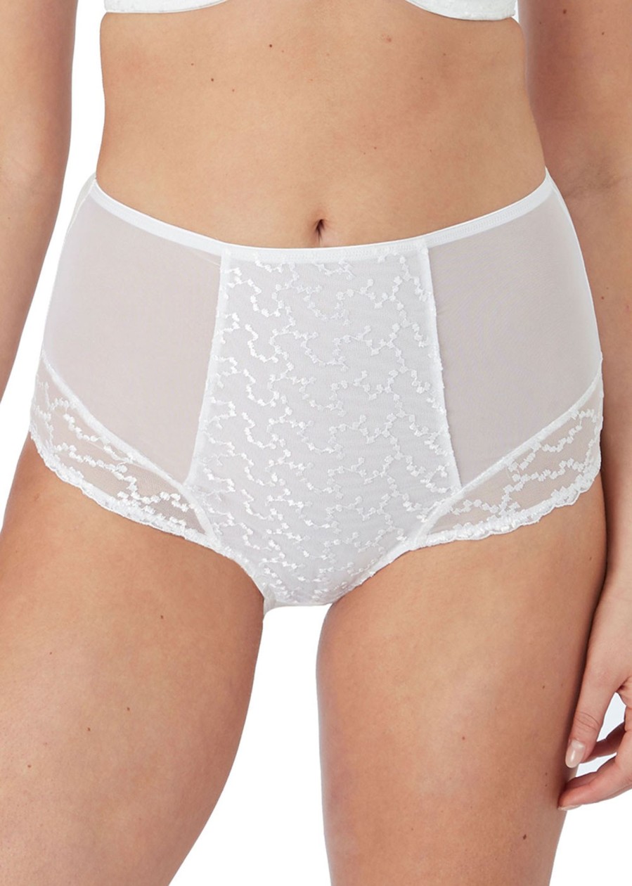 Underklader Fantasie | Fantasie Ana Brieftrosa Med Hog Midja Xs-Xxl Vit