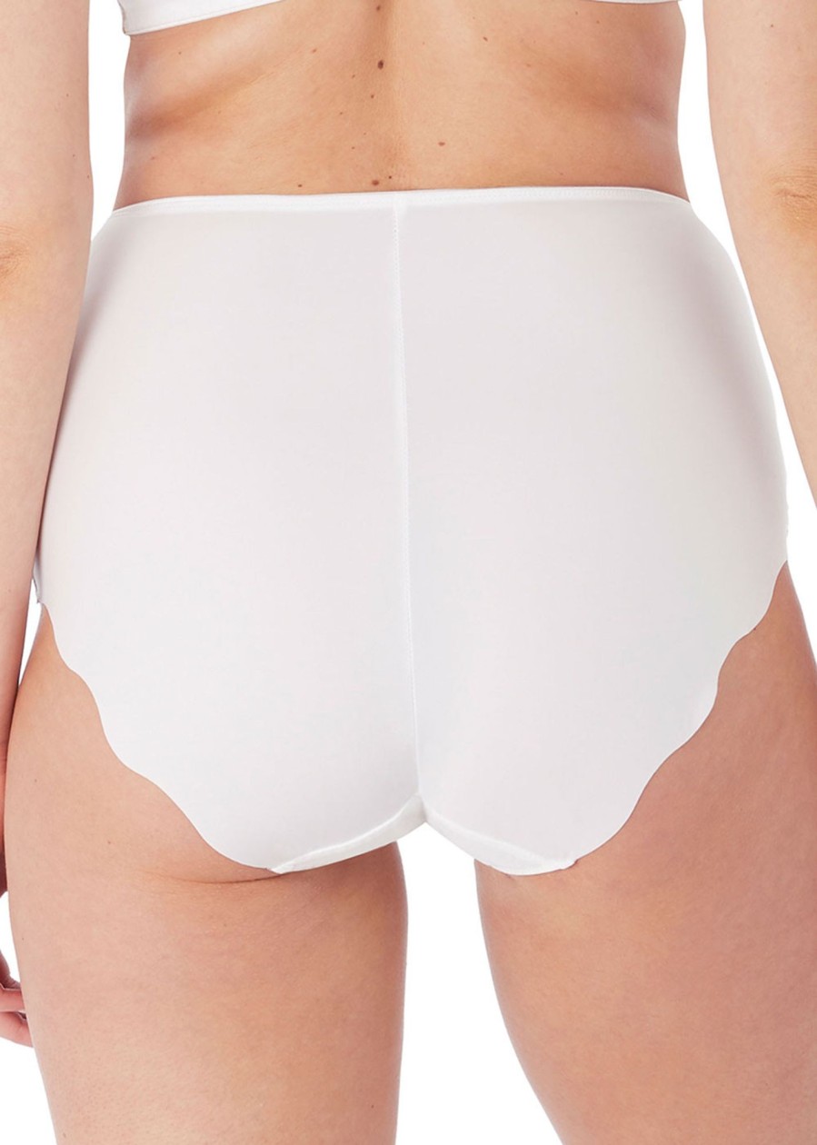 Underklader Fantasie | Fantasie Ana Brieftrosa Med Hog Midja Xs-Xxl Vit