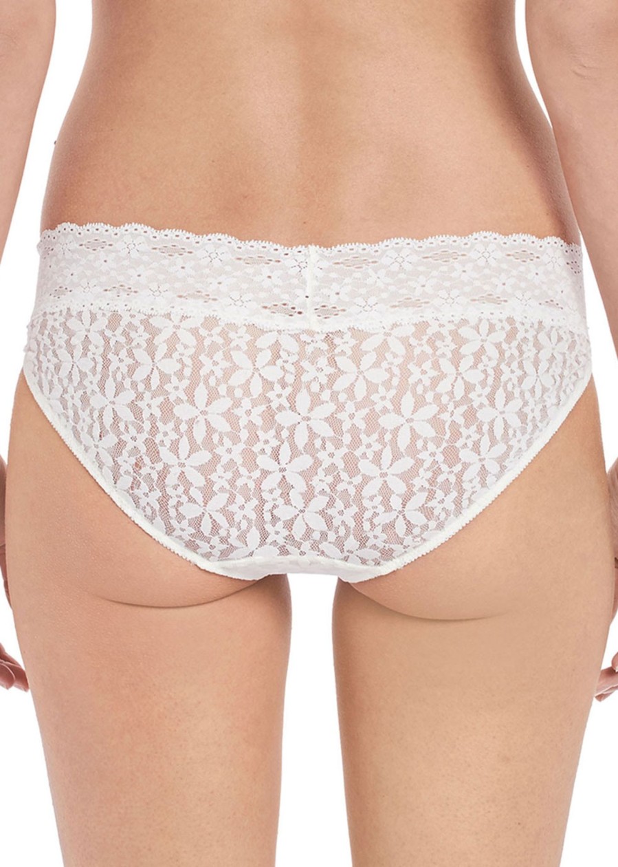 Underklader Wacoal | Wacoal Halo Lace Brieftrosa S-Xl Vit