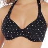 Badetoj Freya | Freya Swim Jewel Cove Bikinioverdel Halterneck C-K Skal Sort