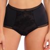 Underklader Fantasie | Fantasie Fusion Lace Black Brieftrosa Med Hog Midja Xs-Xxl