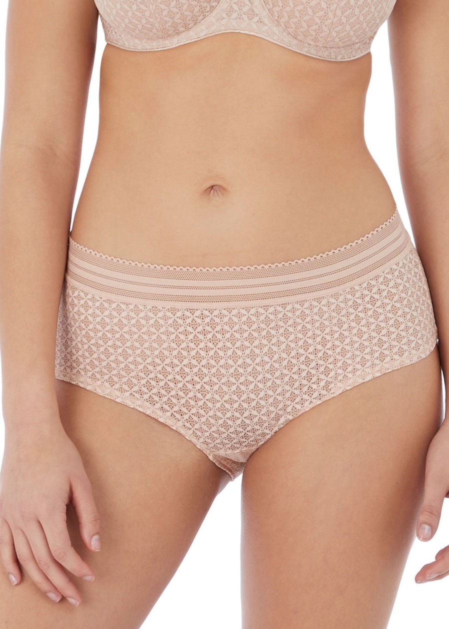 Underklader Freya | Freya Viva Lace Hipstertrosa Sx-Xl Beige