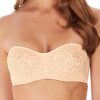 Underklader Wacoal | Wacoal Halo Lace Axelbandslos Bh B-F Kupa Beige