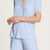 Nat Calida | Calida Elegant Dreams Harmony Blue Kort Pyjamas Xxs-L