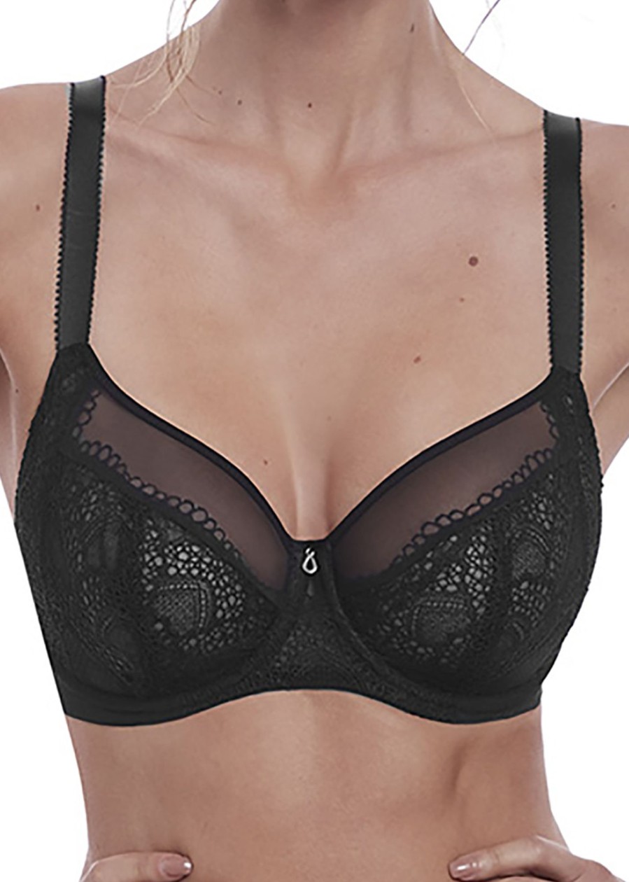 Underklader Fantasie | Fantasie Twilight Bojle Bh Med Sidesupport C-K Skal Sort