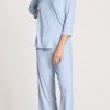 Nat Calida | Calida Elegant Dreams Harmony Blue Pyjamas Xxs-L