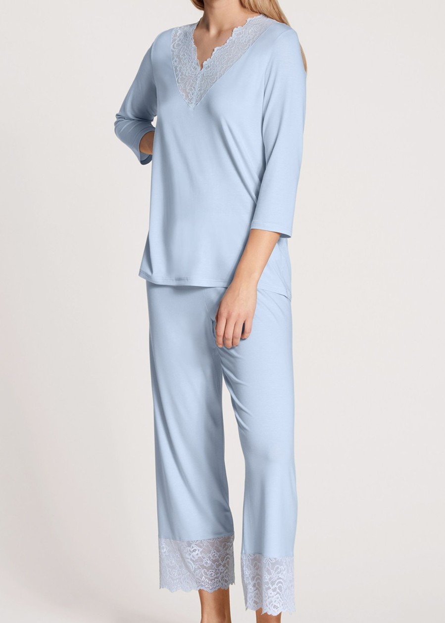 Nat Calida | Calida Elegant Dreams Harmony Blue Pyjamas Xxs-L