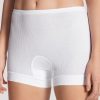 Underklader Calida | Calida Cotton 2:2 High-Waist Shortleg 38-48 Hvid