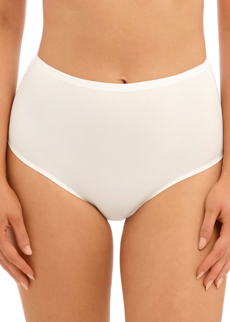 Underklader Fantasie | Fantasie Smoothease Invisible Brieftrusser Med Hoj Talje One Size Hvid