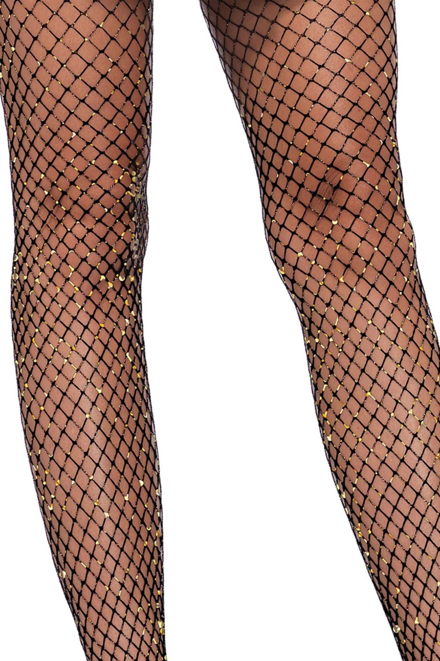 Underklader Leg Avenue | Lurex Net Pantyhose Gold & Black