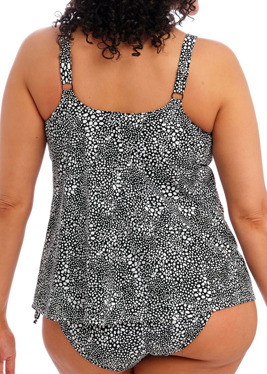 Badetoj Elomi | Elomi Swim Pebble Cove Black Tankini E-L Kupa