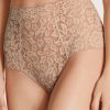 Underklader Calida | Calida Natural Comfort Lace Beige Brieftrosa Med Hog Midja Xs-L