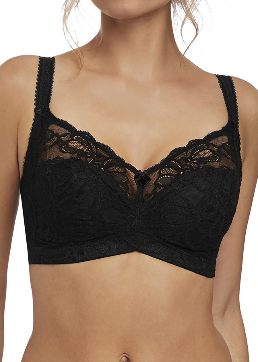 Underklader Fantasie | Fantasie Jacqueline Lace Bojlefri Bh D-K Skal Sort