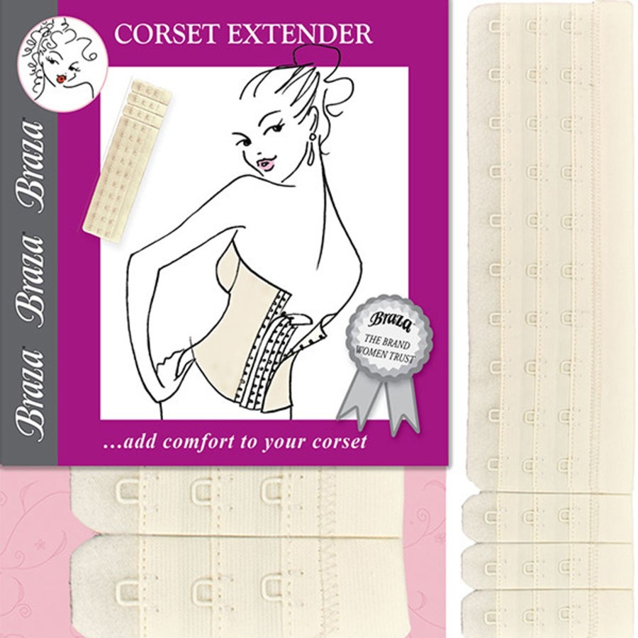 Underklader Braza | Braza Corset Extender Ivory - One Size