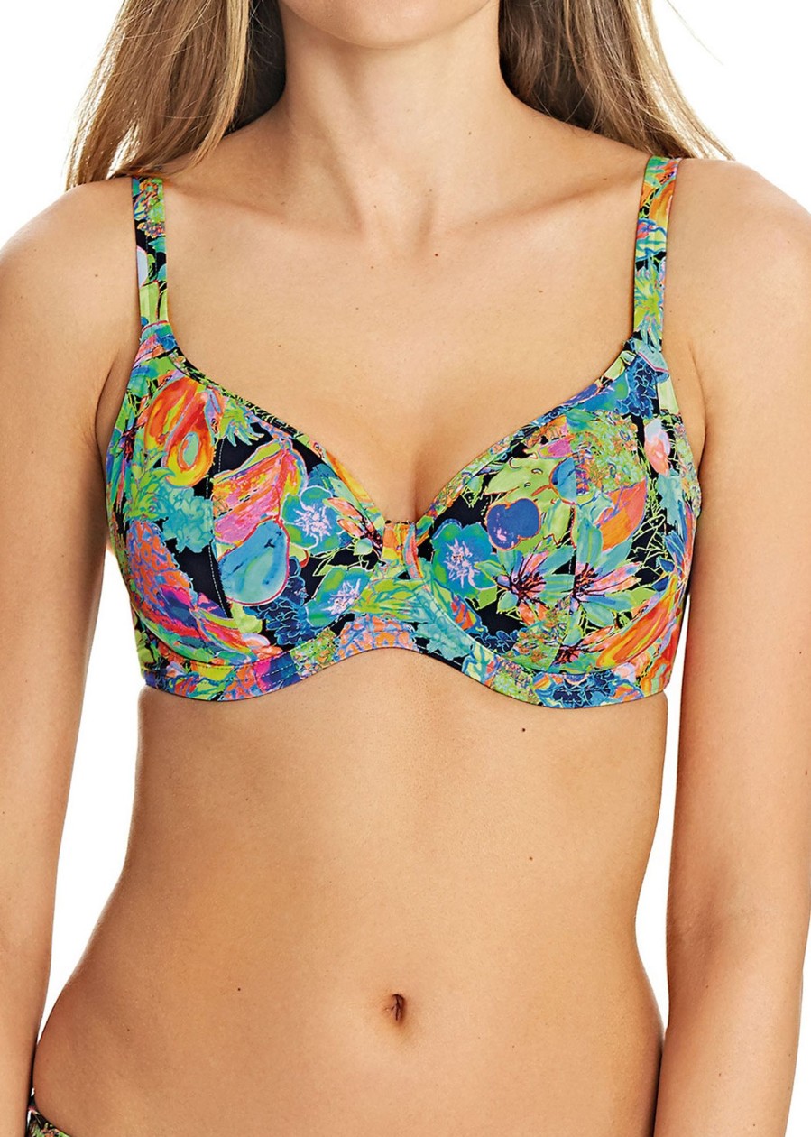 Badetoj Freya | Freya Island Girl Plunge Bikini Top D-L Skal Monstret