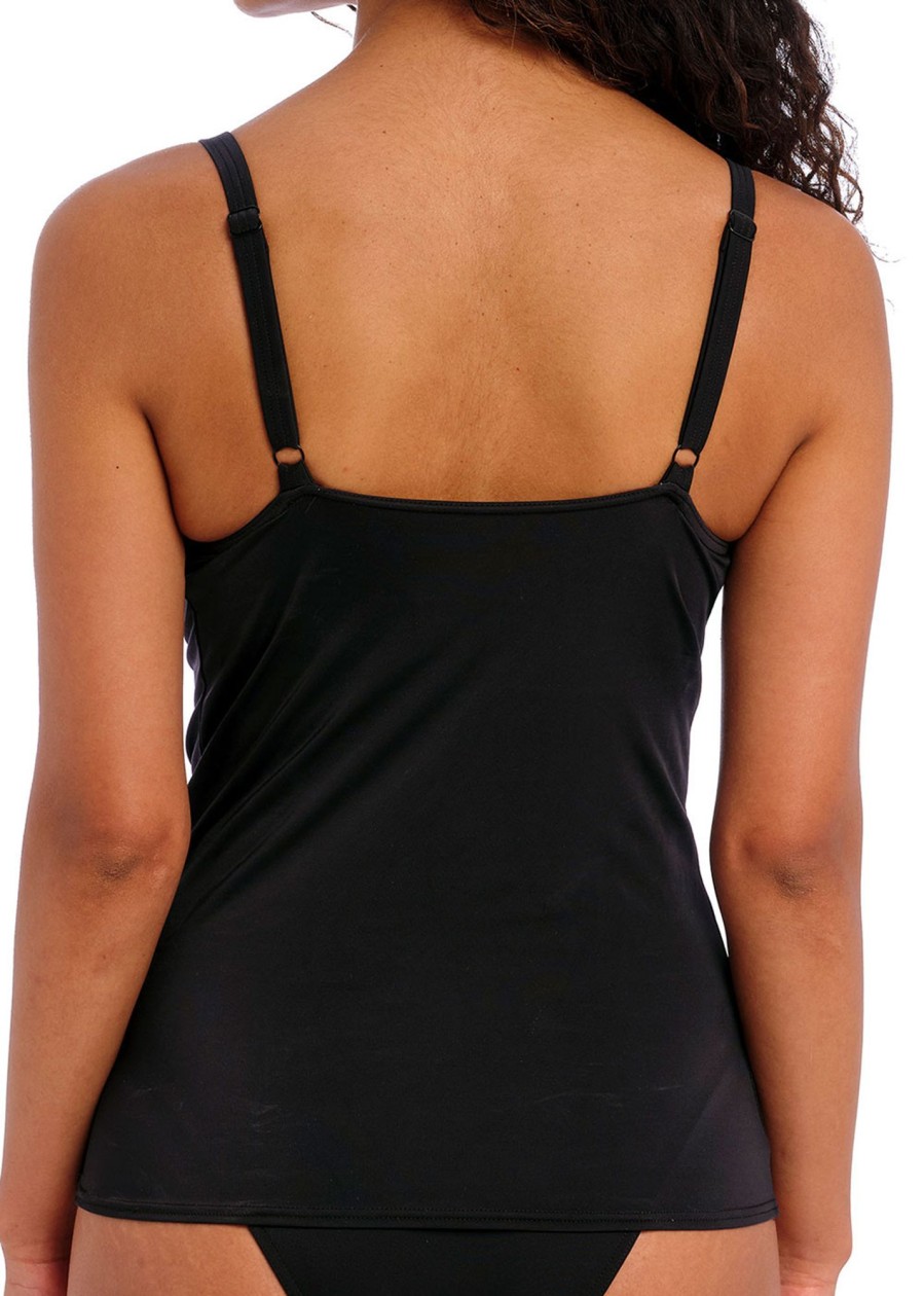 Badetoj Freya | Freya Swim Jewel Cove Plain Black Tankini D-L-Kupa