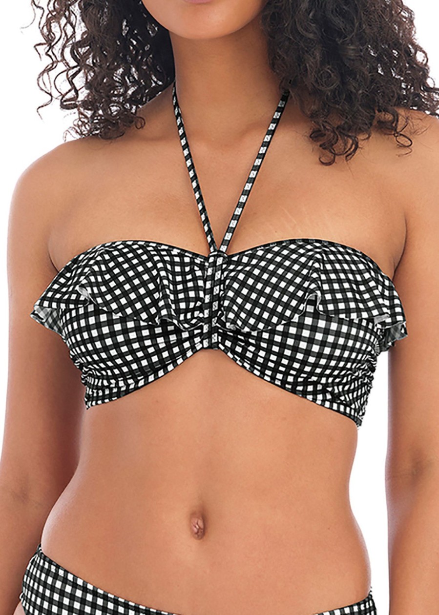 Badetoj Freya | Freya Swim Check In Bikinioverdel Bandeau D-I Kupa Monstrad