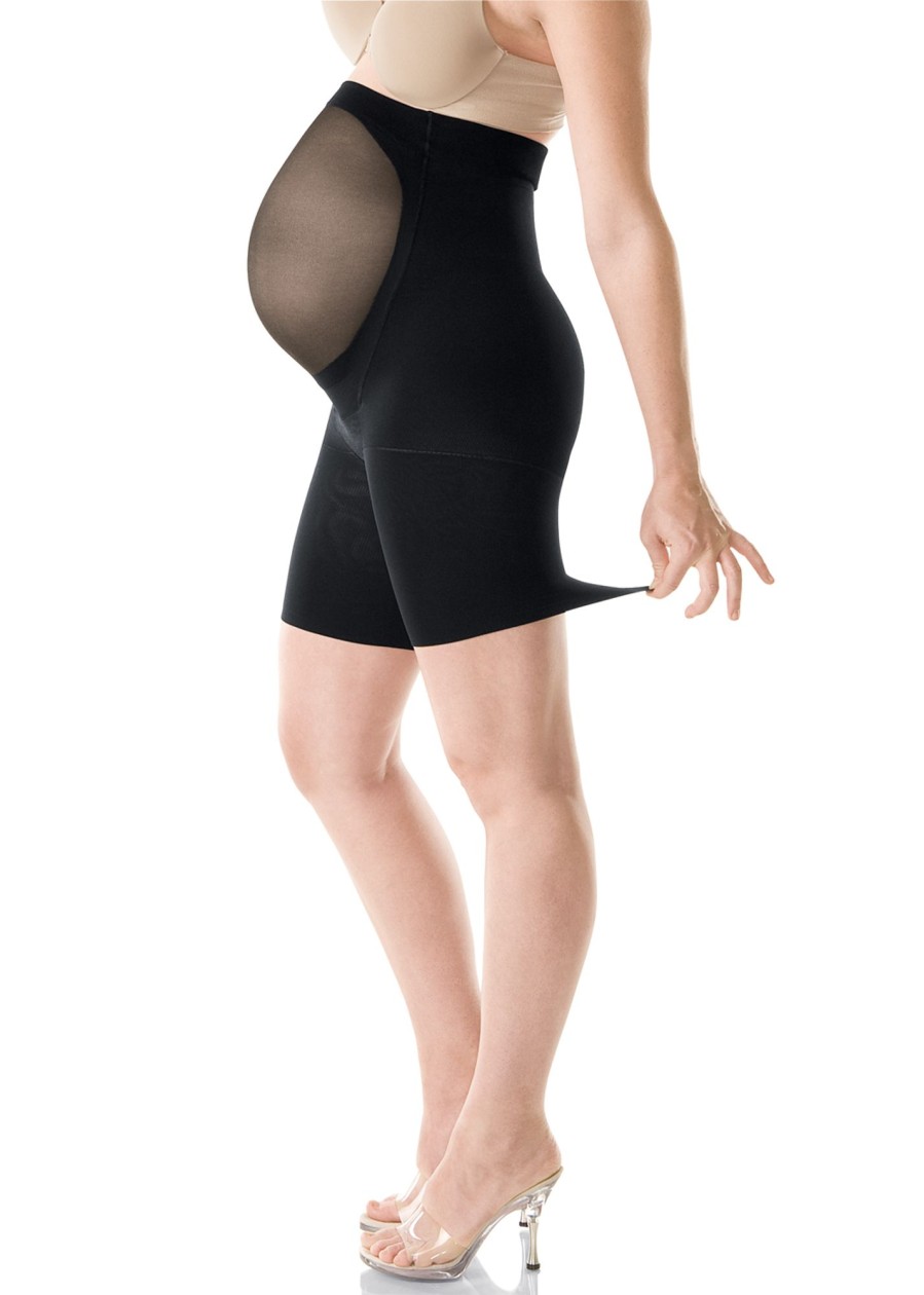 Shapewear Spanx | Spanx Maternity Hoj Trusse Med Ben A-D Sort