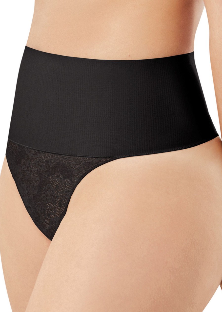 Shapewear Maidenform | Maidenform Tame Your Tummy Thong Shapingtrosa S-2Xl Svart