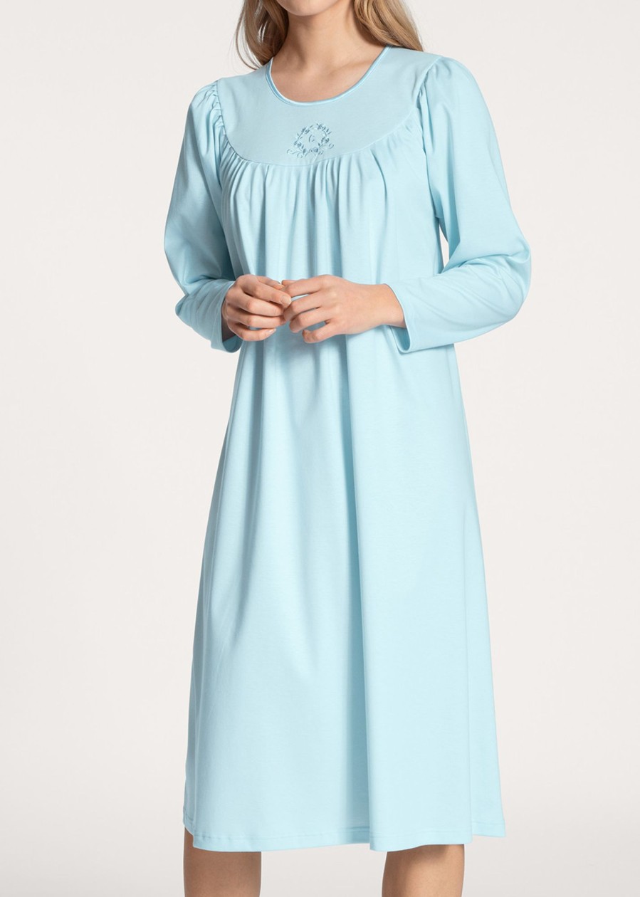 Nat Calida | Calida Soft Cotton Light Blue Nattlinne Xs-Xl