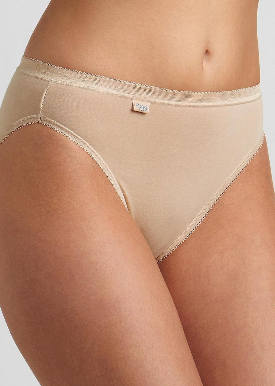 Underklader Sloggi | Sloggi Basic+ Thai-Brieftrusse 36-48 Beige