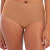 Underklader Fantasie | Fantasie Smoothease Invisible Brieftrosor Med Hog Midja One Size Brun