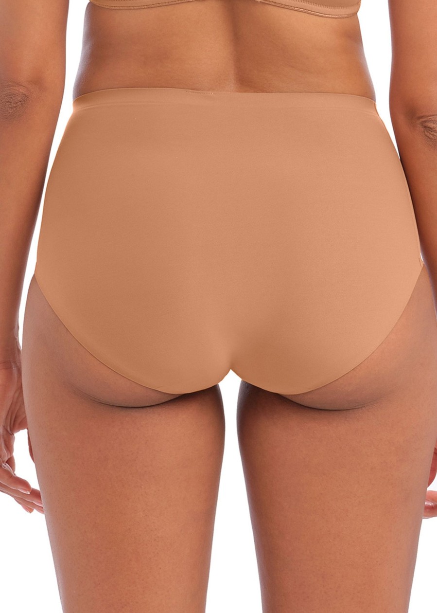 Underklader Fantasie | Fantasie Smoothease Invisible Brieftrosor Med Hog Midja One Size Brun